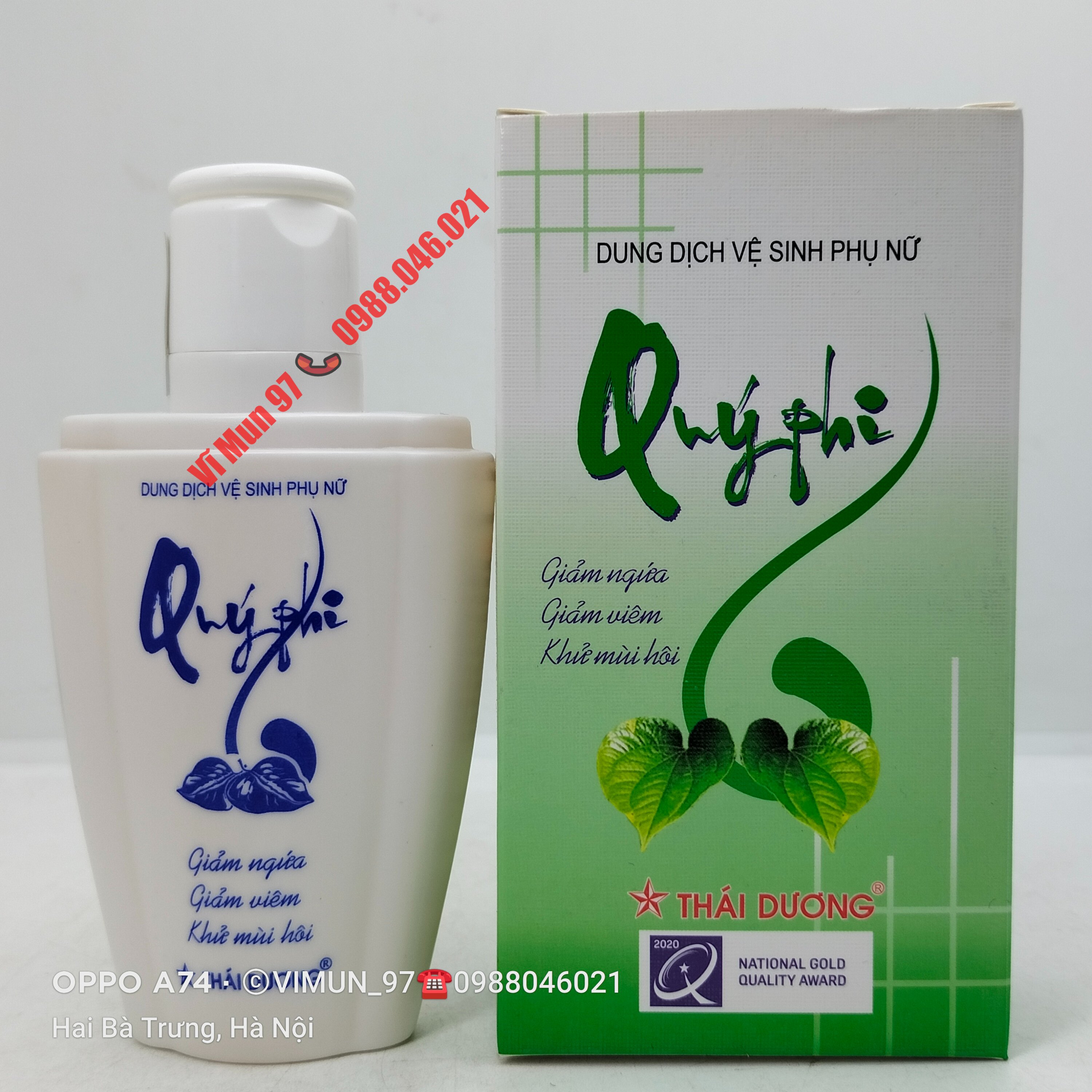 Dung dịch vệ sinh phụ nữ Quý Phi chai 120ml