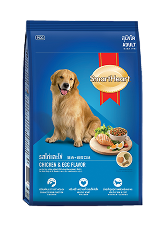 [1 กระสอบ]SmartHeart Dog Food 10 kg./อาหารสุนัขแบบเม็ด สมาร์ทฮาร์ท