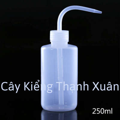 Bình tưới vòi cong 250ml - Bình tưới sen đá