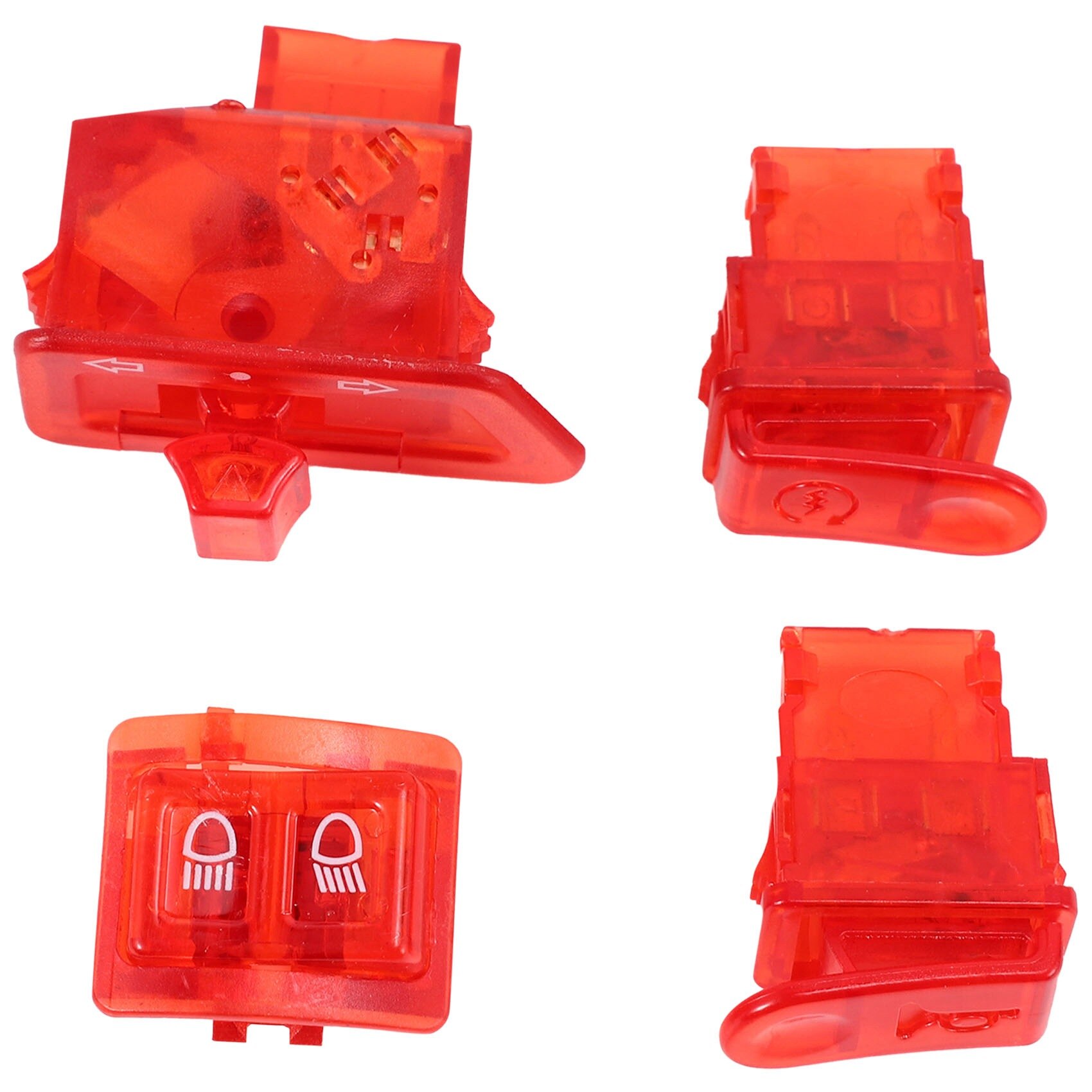 Motorcycle horn switch button turn signal switch button start button for honda dio zx af27 af28 af34 af35 red