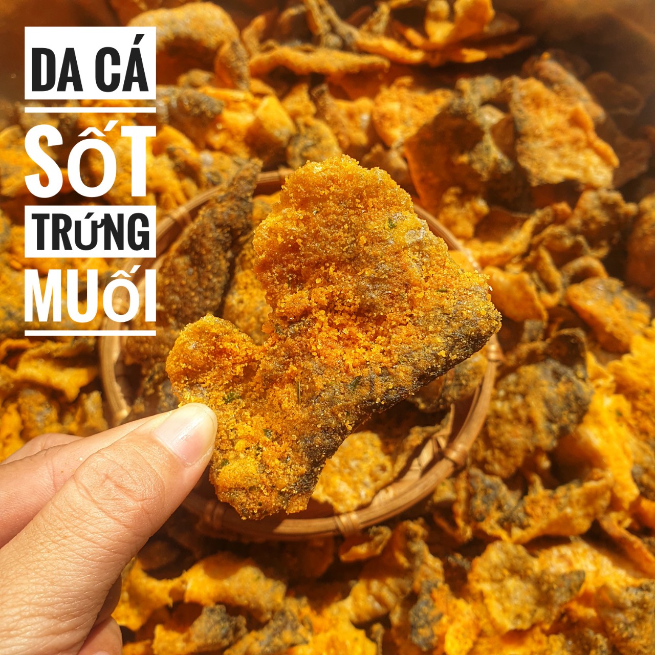 1 Kg Da Cá Trứng Muối Cực Ngon - Đồ ăn vặt