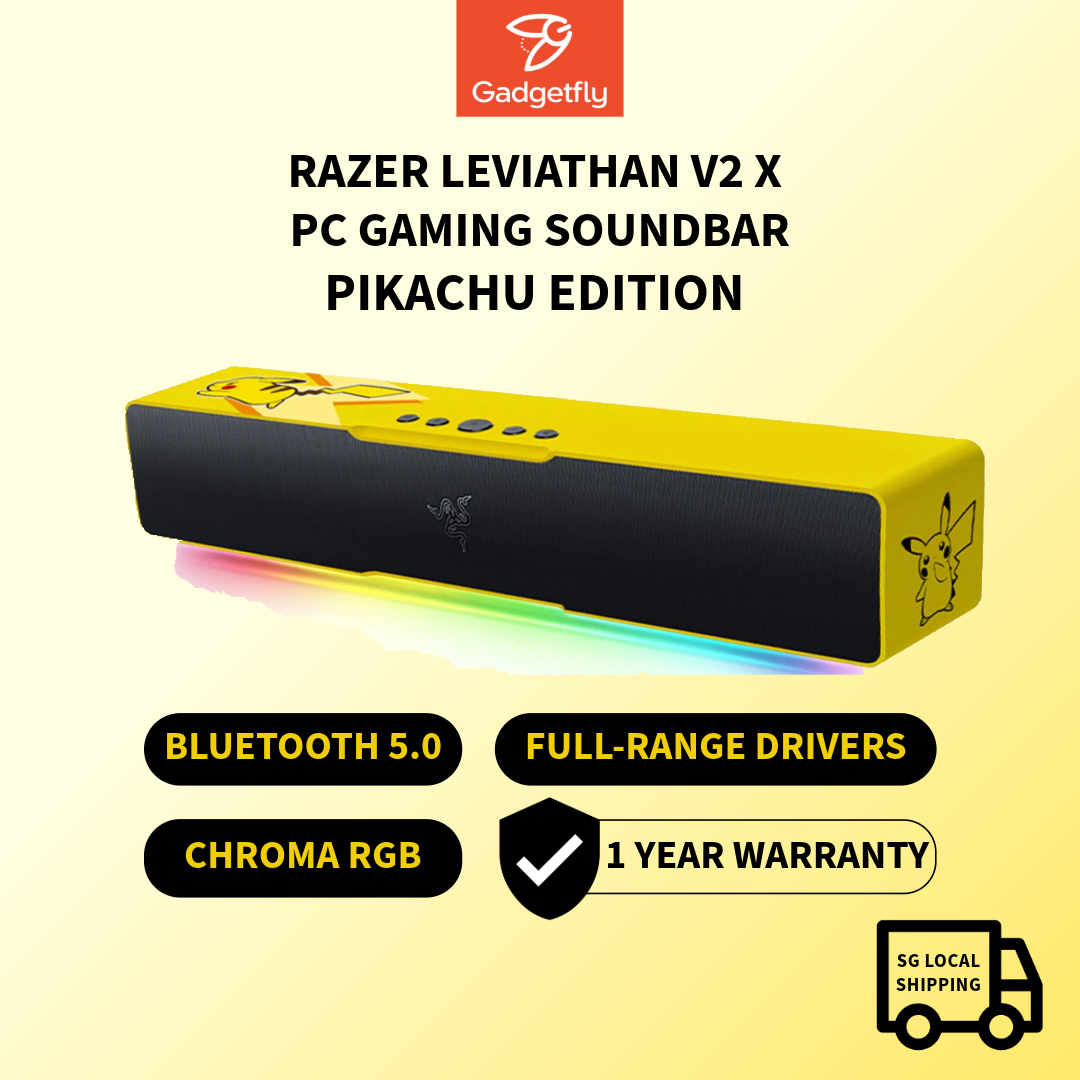 新品、未開封】Razer Leviathan V2 X ピカチュウエディション Amazon