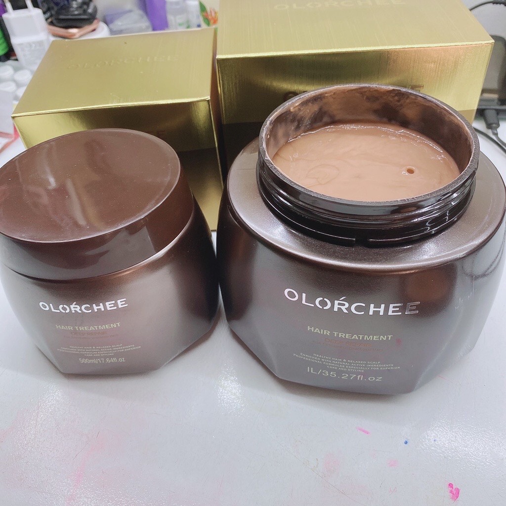 Kem hấp ủ tóc olorchee phục hồi mềm mượt 1000ml