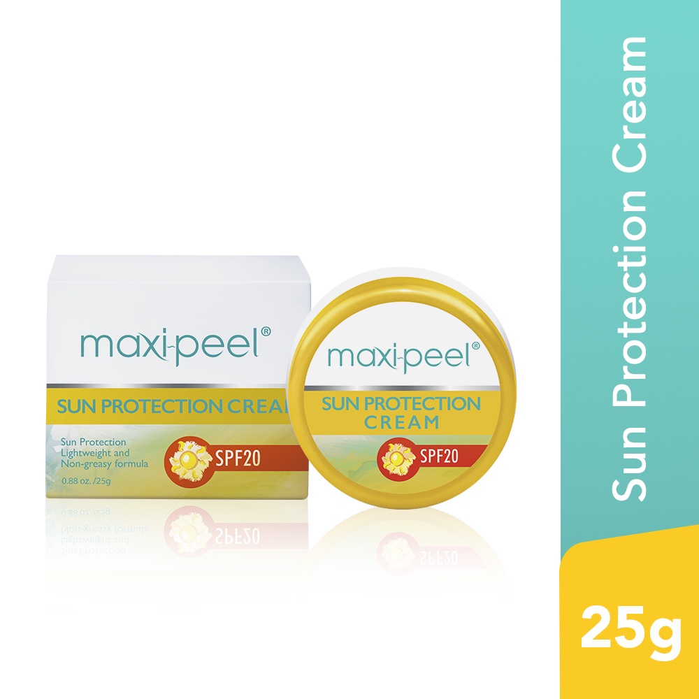 MAXI PEEL Sun Protection Cream SPF20 25g Lazada PH