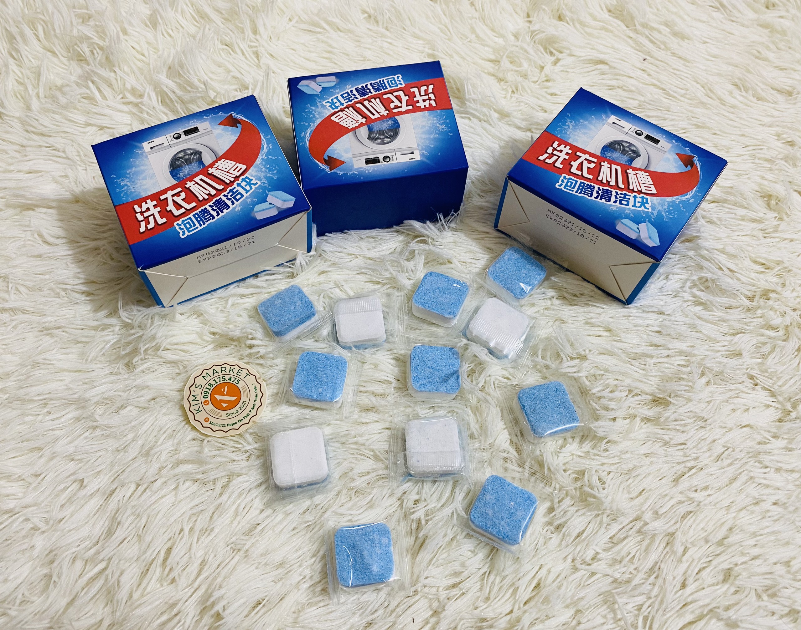 FREESHIP ❤️ VIÊN TẨY VỆ SINH LỒNG MÁY GIẶT DIỆT KHUẨN