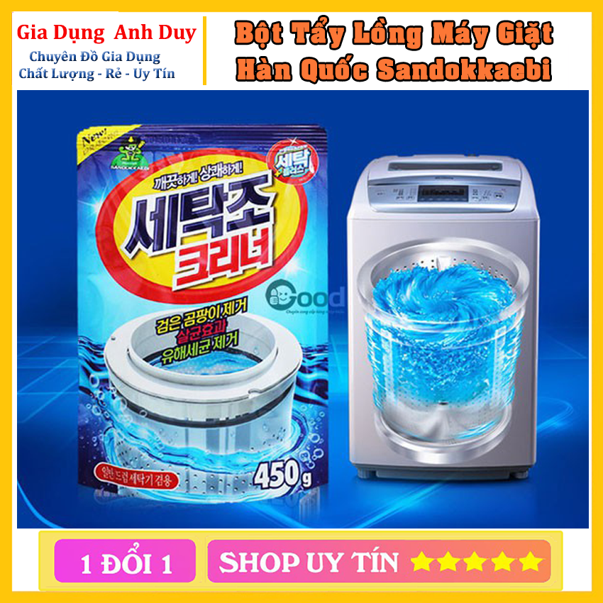 Bột tẩy lồng vệ sinh máy giặt Hàn Quốc Sandokkaebi Hàn Quốc ( Sỉ Lẻ Toàn Quốc ) thumbnail