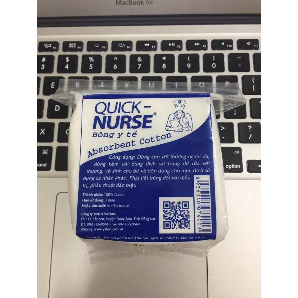 Bông Gòn Y Tế Quick Nurse gói 25g, 50g