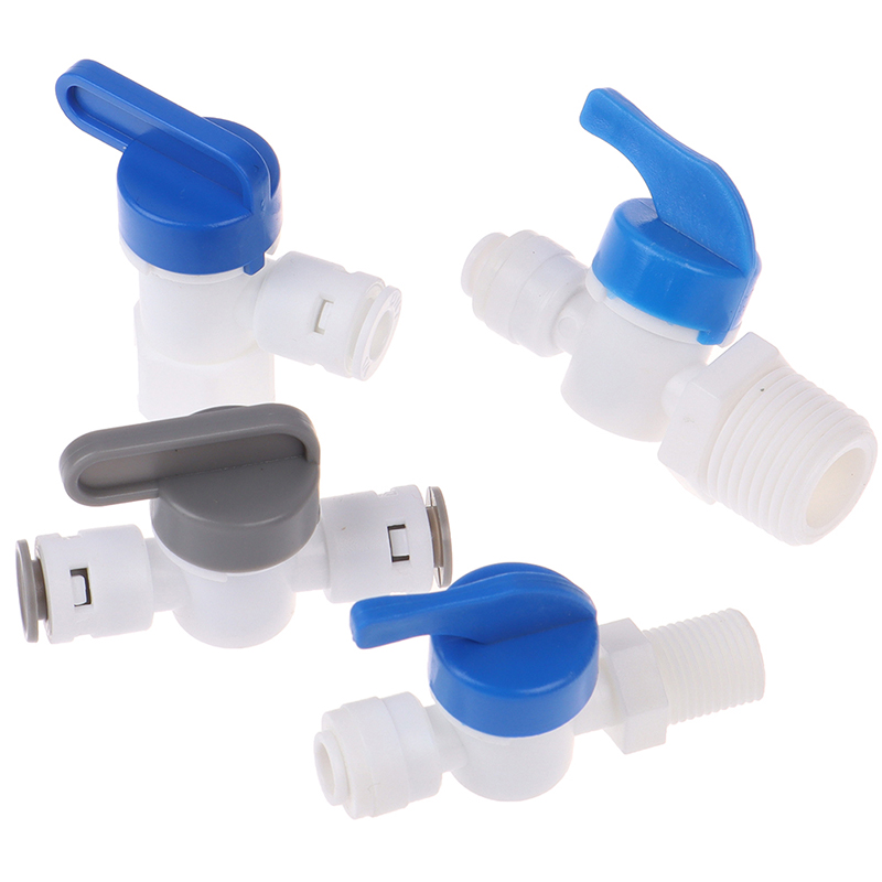 Dinawan 1/4" ball valve inline tap quick connect push fit ro water reverse osmosis