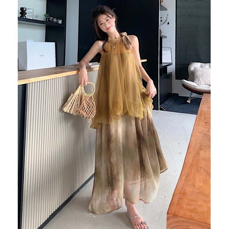 Đầm xòe cổ phong Cocoo Dress