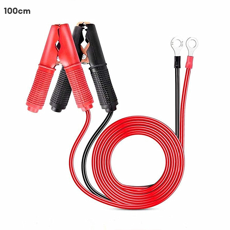Car Battery Battery Cable 30A Alligator Clip Booster Jumper Cable is suitable for car batteries