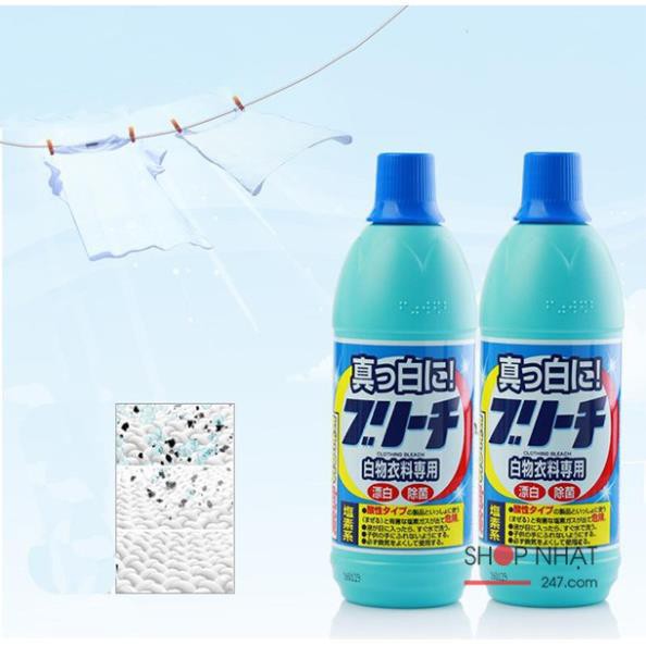 Nước tẩy trắng quần áo 600ml Rocket