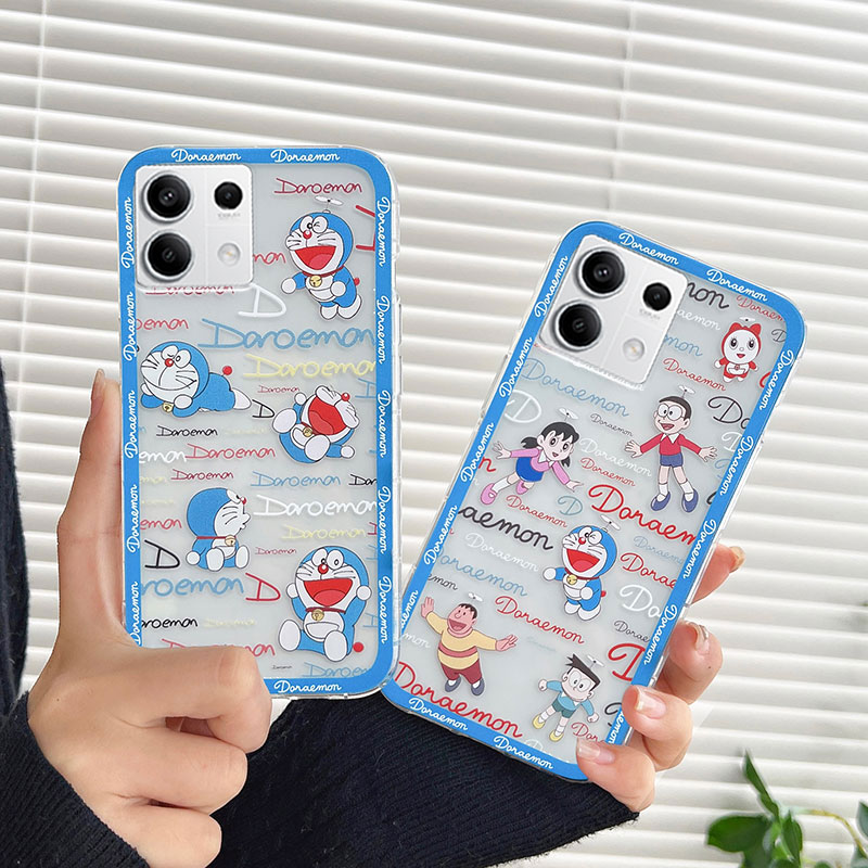 Phone Casing Redmi Note 13 pro 5g Note13 pro+ 5g Cute Cartoon Doraemon Pattern Shockproof Clear Soft Silicone Case Redmi Note 13pro+ Note13 pro 5g Classic Phone Casing Cover