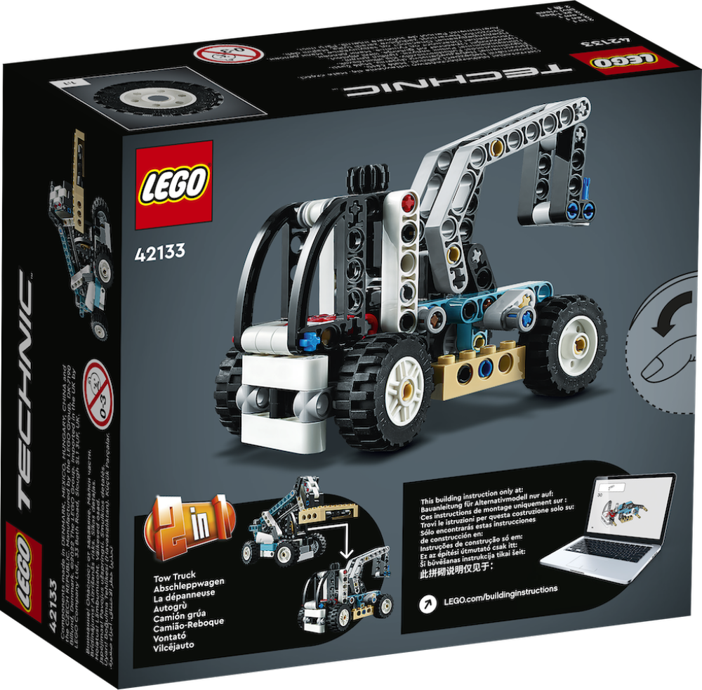 【Official】 LEGO 42133 Technic Telehandler 7+