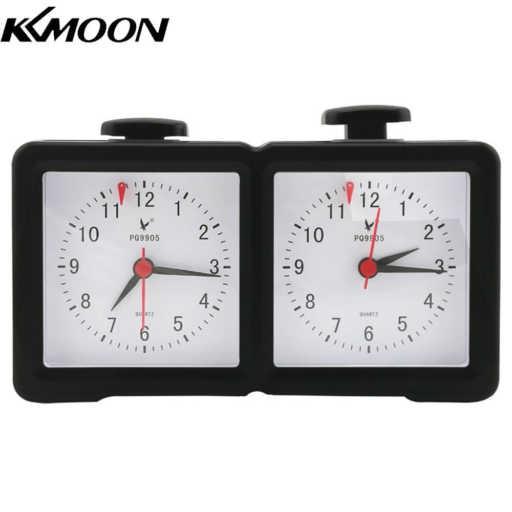 KKmoon Chess Clock Quartz Electronic Analog Chess Clock Count Up Down Timer Game Timer I-go Count Up Down Timer