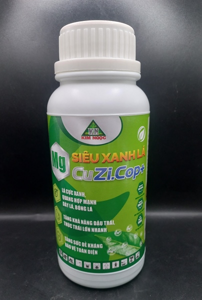 Phân bón vi lượng Siêu xanh lá CuZi.Cop+ 500ml