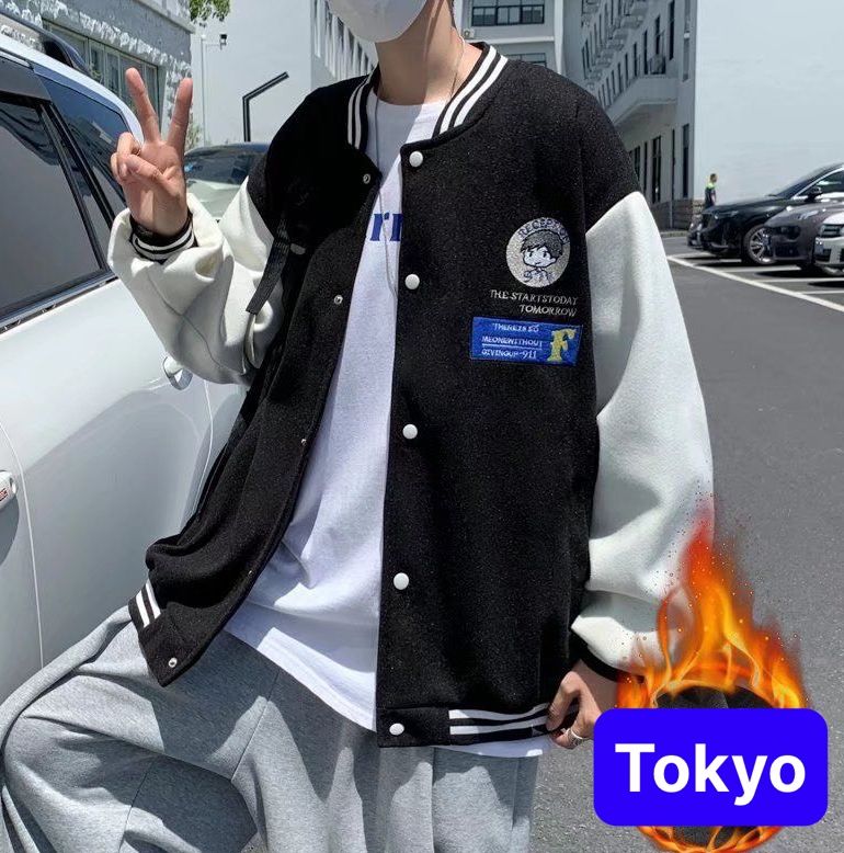 ÁO KHOÁC BOMBER CHỐNG NẮNG LOGO EM BÉ NAM NỮ VẢI NỈ CAO CẤP PHONG CÁCH BÓNG CHÀY THỜI TRANG SIÊU HOT 2023 SANG CHẢNH - TOKYO FASHION