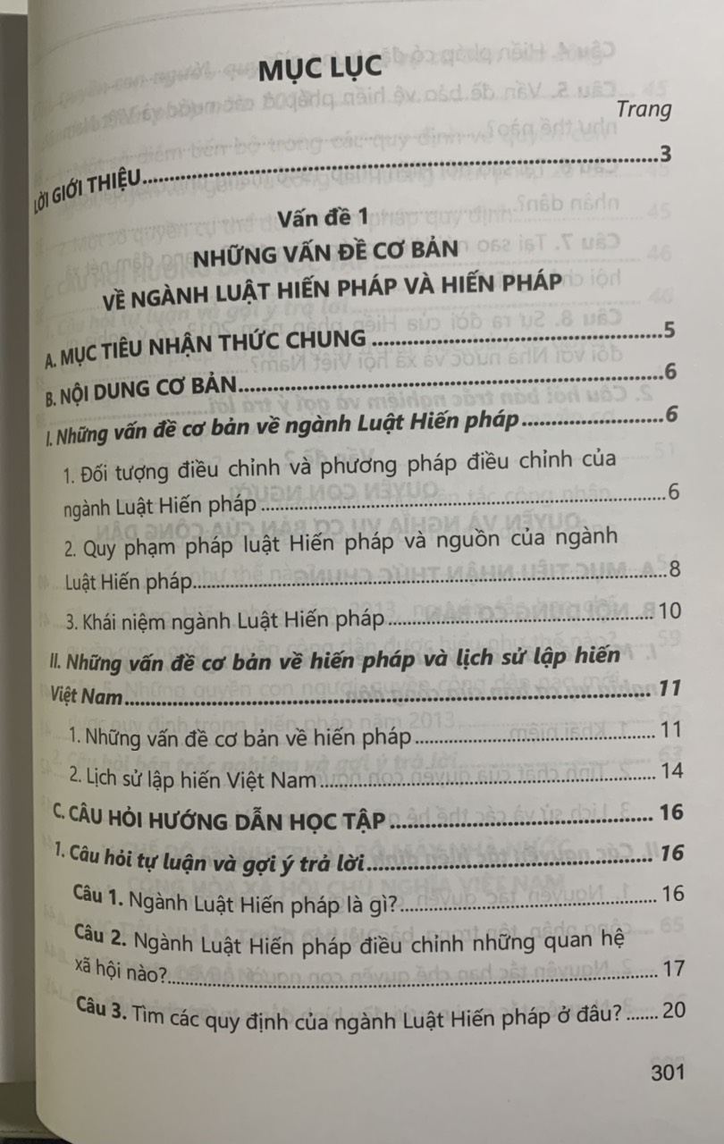 Hướng Dẫn Môn Học Luật Hiến Pháp