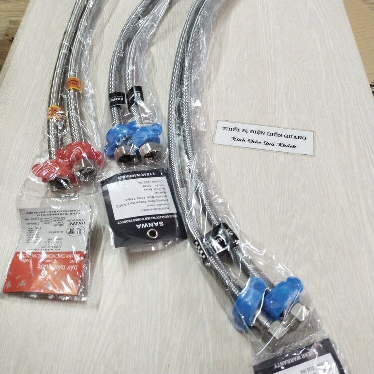 Bộ 2 dây cấp nước bình nóng lạnh