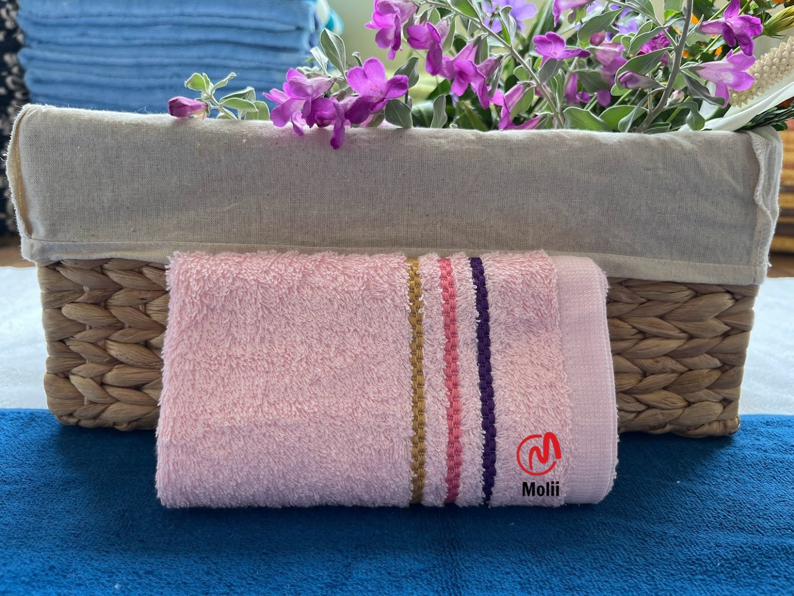 Khăn mặt 100% cotton cao cấp 35x60cm, 35x65cm