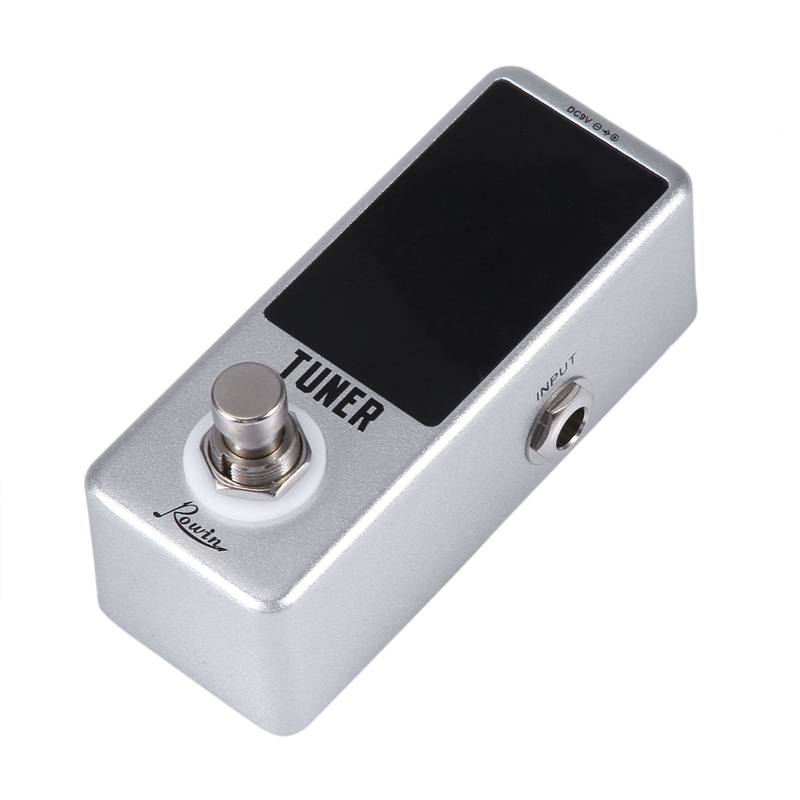 Rowin High Precision Guitar Chromatic Tuner Pedal Ture Bypass