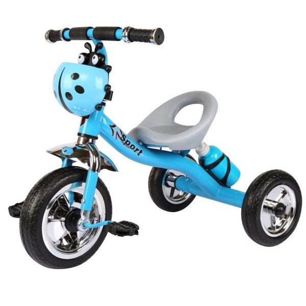 [FREESHIP MAX + MÃ GIẢM GIÁ] - xe đạp ba bánh yên da có giỏ cho bé từ 2-6tuổi