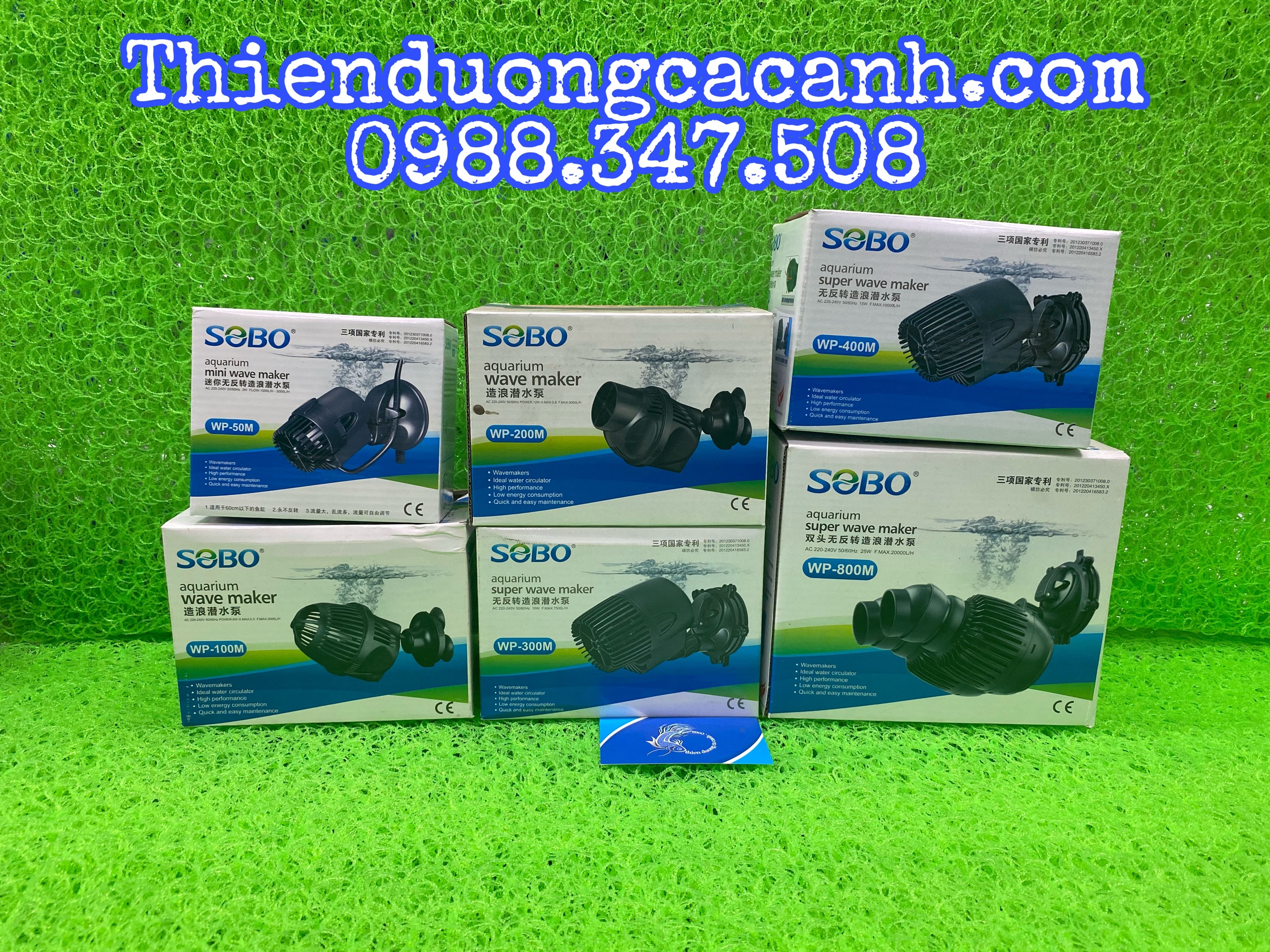 Máy Thổi Luồng Sobo WP Cho Bể Cá ( Mã 100M-200M-300M-400M)