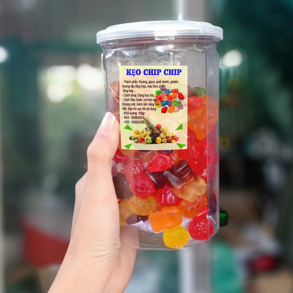Kẹo Dẻo Chip Chip Vị Trái Cây 500gr
