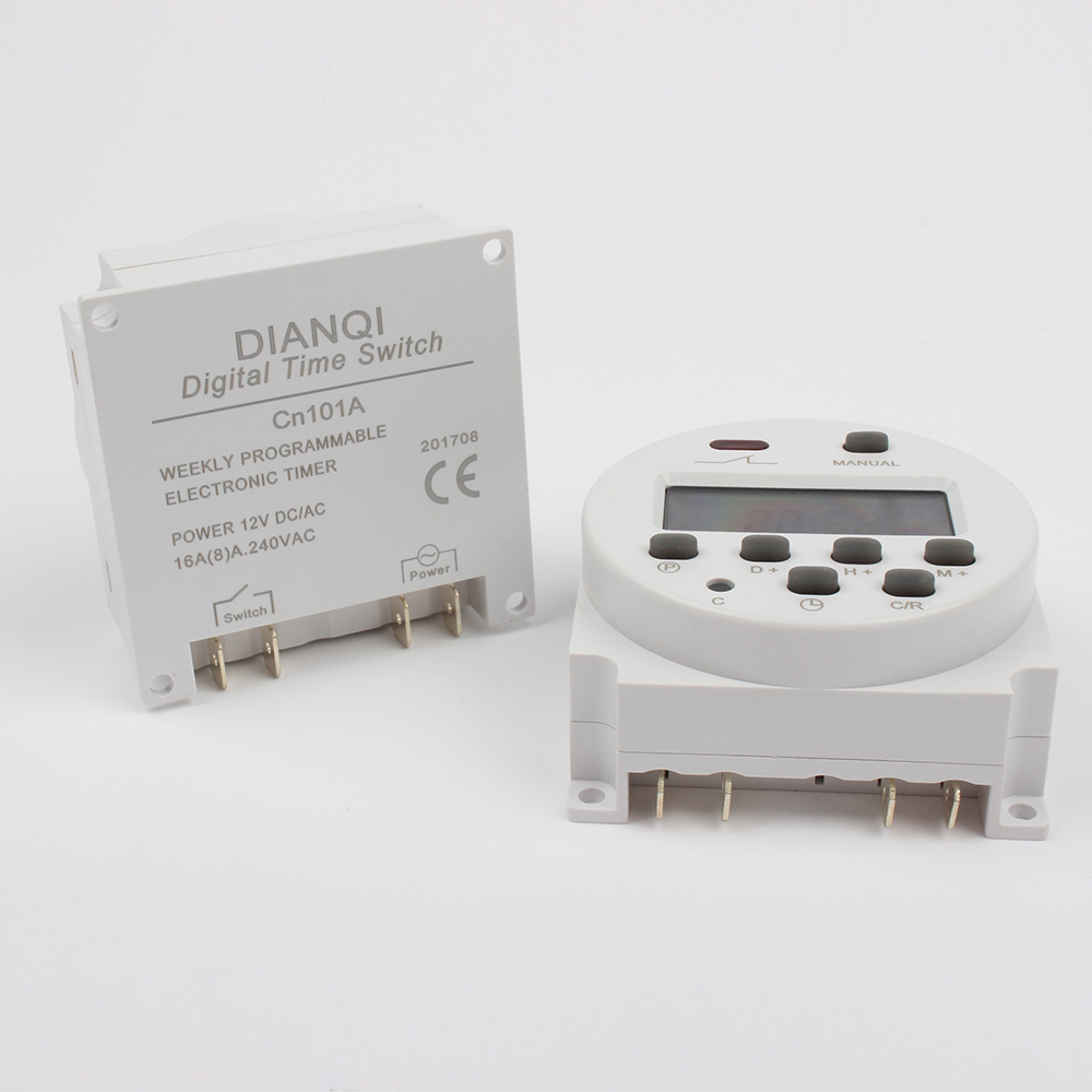 【InnovateWorld】CN101A AC 220V 230V 240V 8A TO 16A Time Switch Relay ...