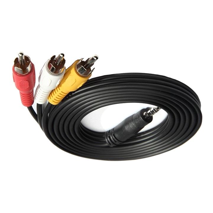 Cáp AV 1 Đầu Ra 3 Đầu Hoa Sen AV 1.8m