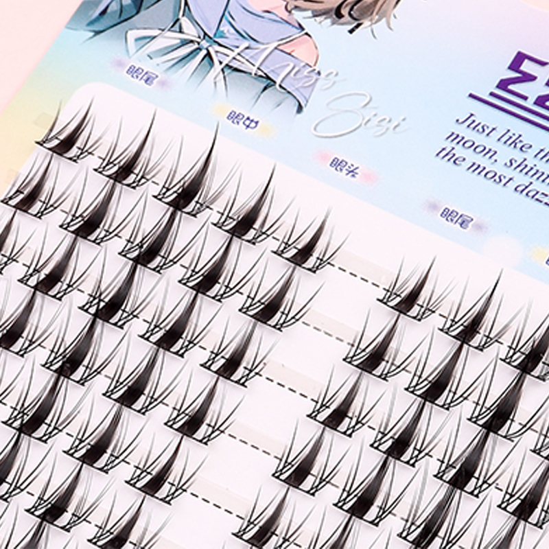 Simulation%20Rabbit%20Series%20False%20Eyelashes%20Comic%20Individual%20Cluster%20Reusable%20Segmented%20Winged%20Thick%20Lash%20Extension%2012mm%20Eyelashes%20JIJIN%20-%20Image%202