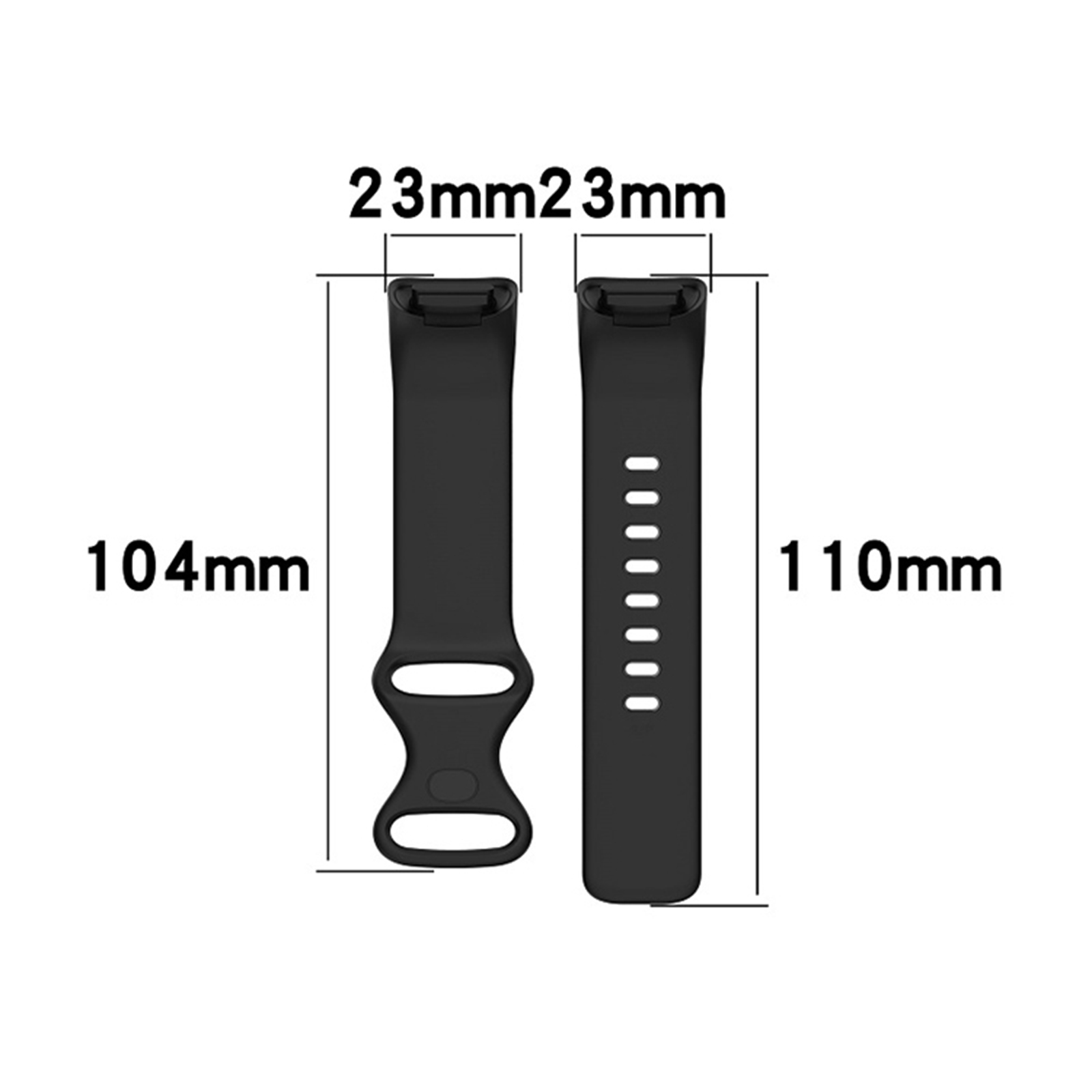 Dây đeo đồng hồ vòng đeo tay dây đeo cao su chính thức cùng một phong cách Phụ Kiện Vòng tay cho Sạc Fitbit 5/6