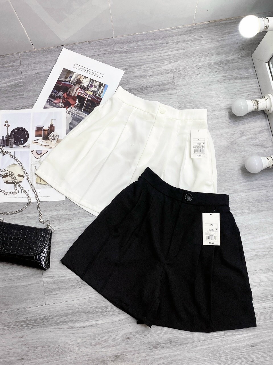 (free ship) QUẦN ĐÙI NỮ XẾP LY MỀM MÁT KIỂU DÁNG DỄ MẶC HÀNG SHOP CAO CẤP.