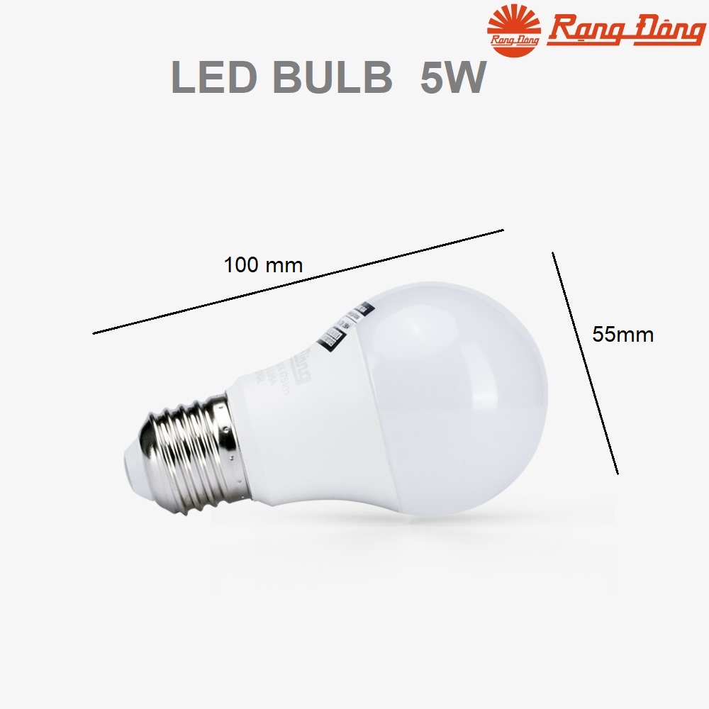 Bóng đèn led tròn 5W Rạng Đông
