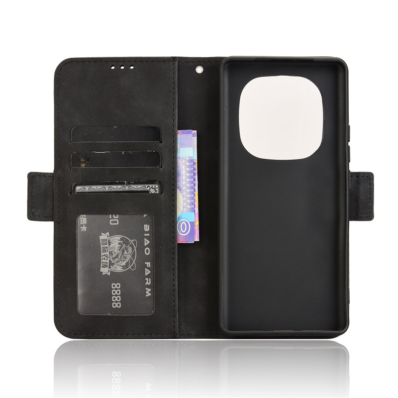 Xiaomi Redmi Note 14 Pro Plus 5G Wallet Case with Card Holder, Leather Kickstand Card Slots Case. 