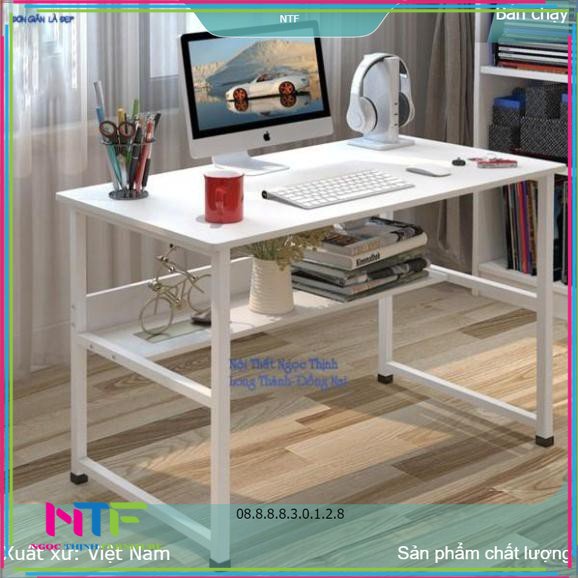FreeShip Bàn làm việc kệ lửng 100cmx40x75Cm
