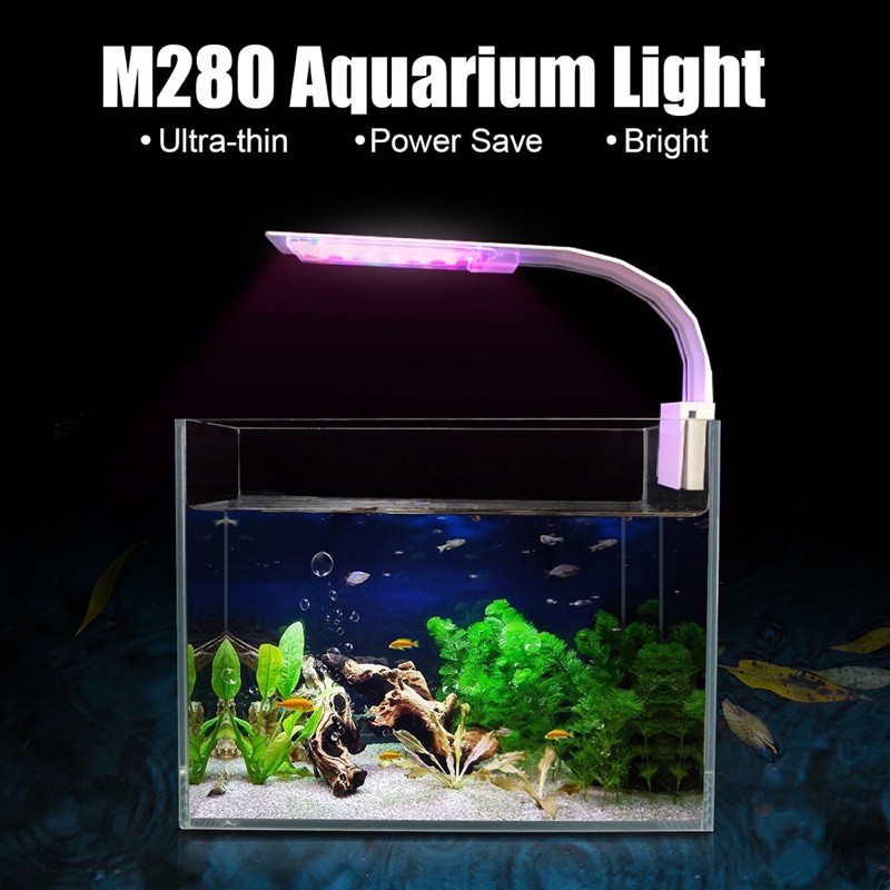 [HCM]Đèn Led kẹp Vipsun M-280 chuyên dùng cho hồ cá
