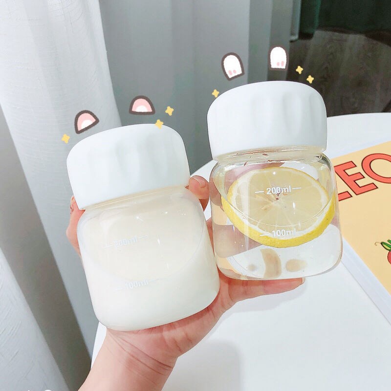 Cốc uống nước mini 220ml thiết kế dễ thương tinh tế