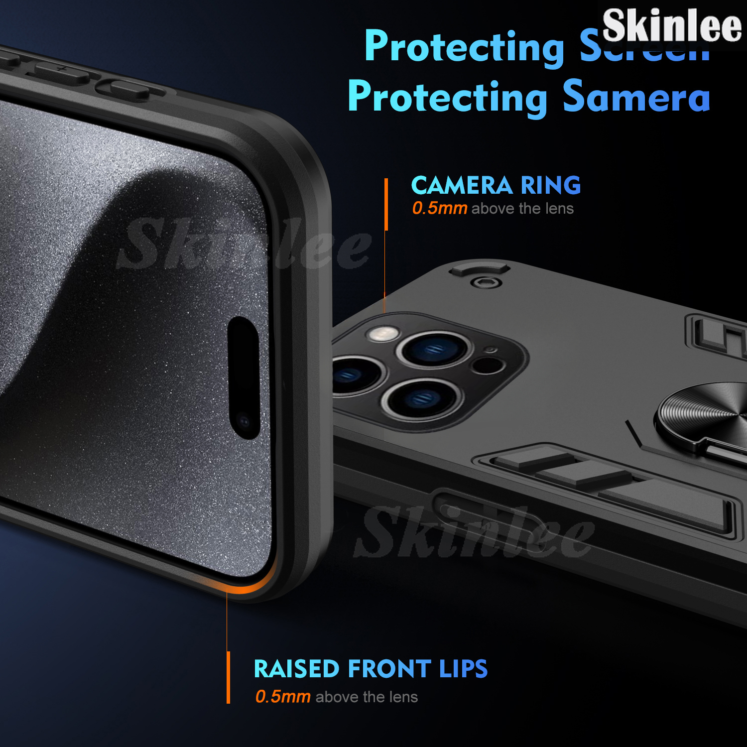 Phone Case infinix Zero 40 Back Cover with Holder Ring Car Adsorption Cases Casing hp for Infinix Zero 40 Cover Cases. 