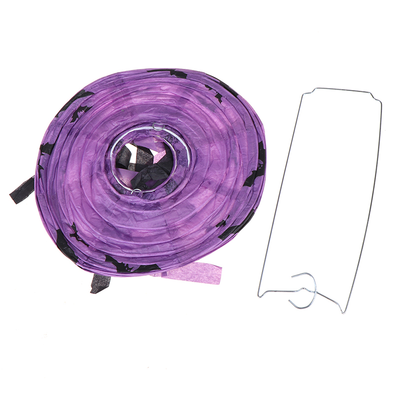 1 Pcs Halloween Paper Lantern Pumpkin Spider Skull Bat Hanging Lantern Halloween Decor. 