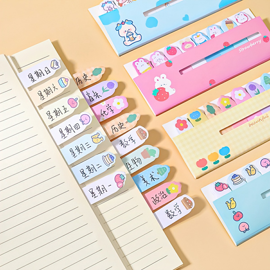 120 cute colorful pattern sticky notes-Aeneas shop