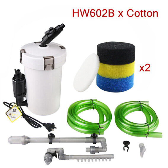 Seven Master Aquarium Filter Ultra-quiet External Aquarium Filter Bucket 6W HW-602 HW-603 for Aquarium Tank