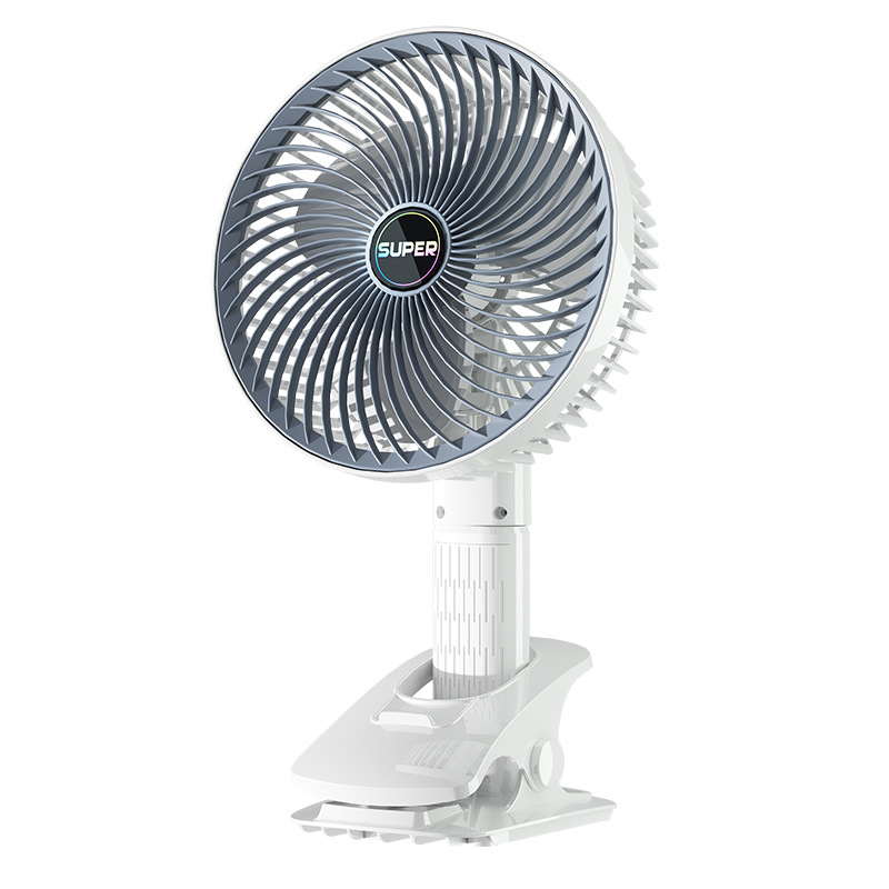 XiaoZhubangchu USB rechargeable small fan wall-mounted small mini handheld electric fan home dormitory desktop fan