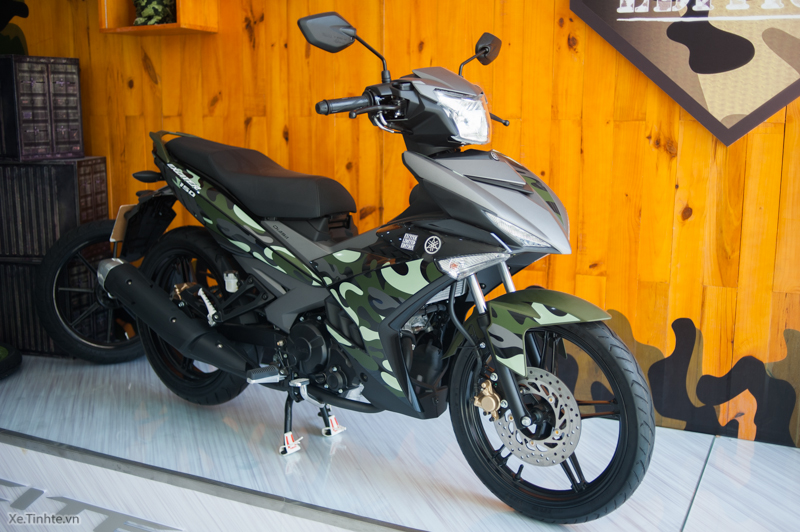 Tem Rời Exciter 150 Camo Dán Xe Đen