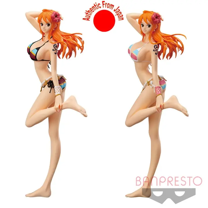 Japan Import One Piece Nami Glitter Glamours Glitter Glamours Color Walk Style Banpresto Anime Figure Lazada Singapore