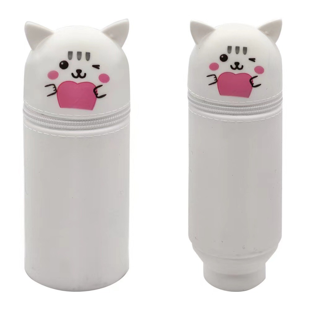 【Clearance Markdowns】 New Pencil Case Cartoon Desk Organizer Stationery Storage Bag Stationery With Zipper Animal Shape Pen Pouch.