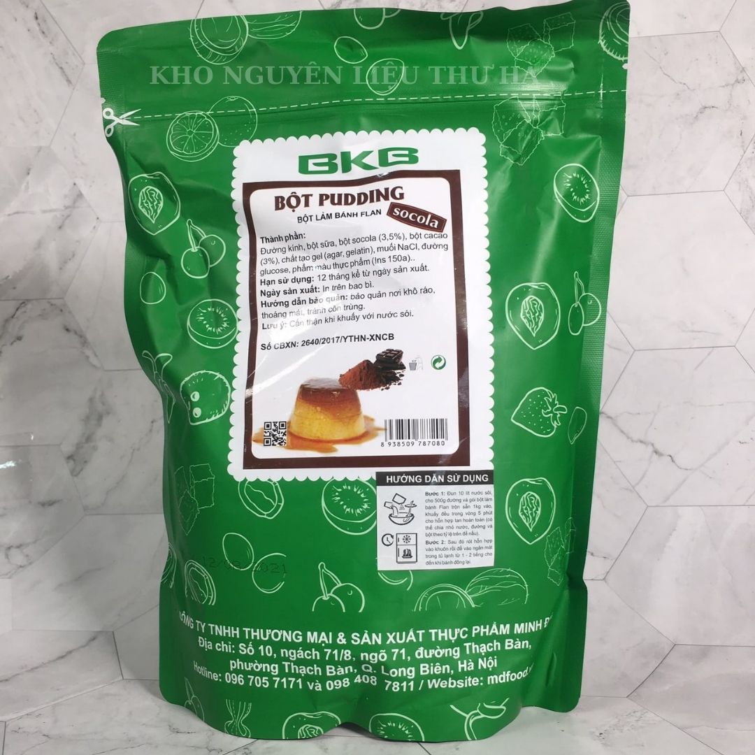 Bột Pudding BKB Hương Vị Đặc Sắc 1kg – Tinh Hoa Tráng Miệng, Topping Đỉnh Cao!