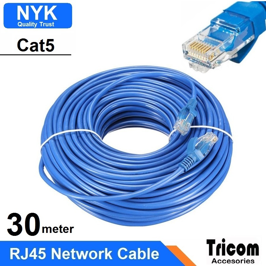 NYK Kabel Lan UTP Cat5 30M / / Cable Lazada Indonesia