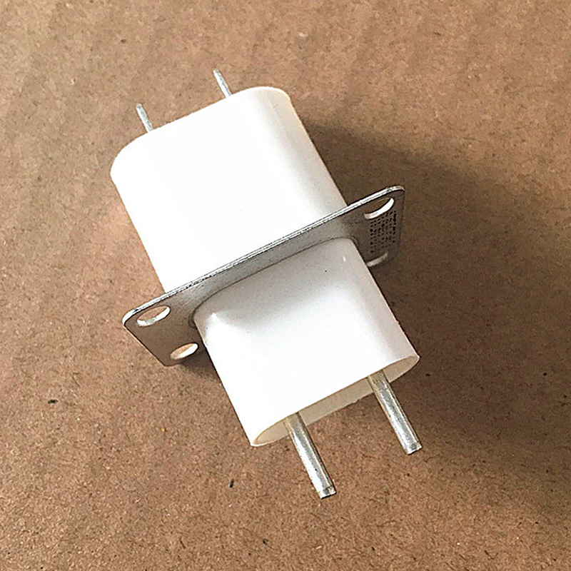 Home Electronic Microwave Oven Magnetron Filament 4 Pin Socket Converter White. 