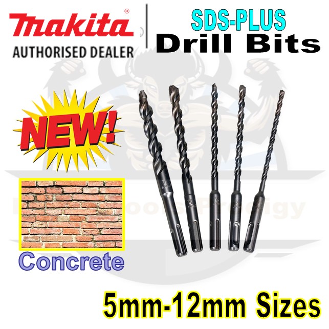 Makita Piece Sds Plus Drill Bit Set For Rotary Hammers In