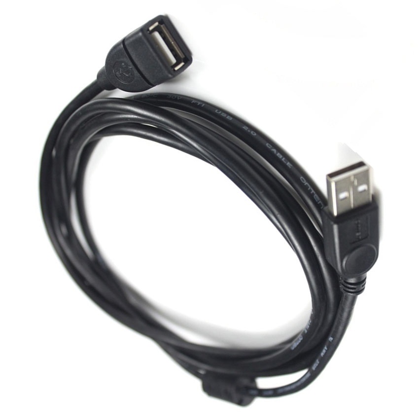 Dây cáp USB nối dài 1.5m màu đen